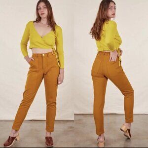 Big Bud Press Pencil Pants Mustard XXS